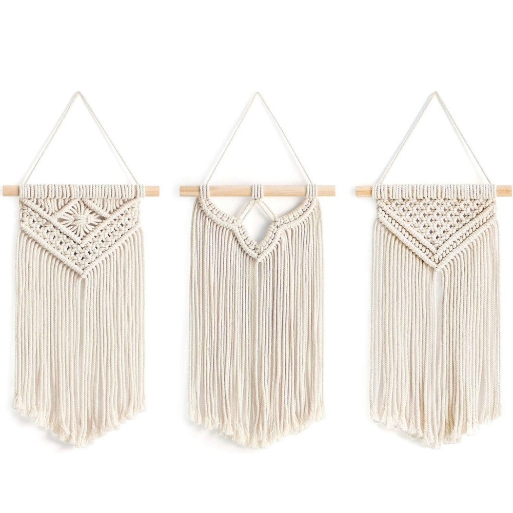 Set of 3 Macrame BOHO
